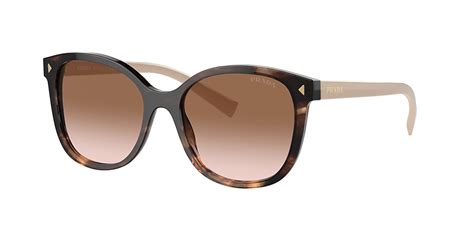 prada milano sunglasses 2010 wrap around tortoise brown kp7288805|Prada PR 22ZS S (53 .